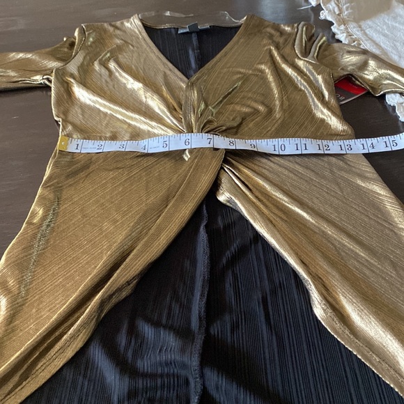 BOLD elements metallic gold dress. - Picture 7 of 17